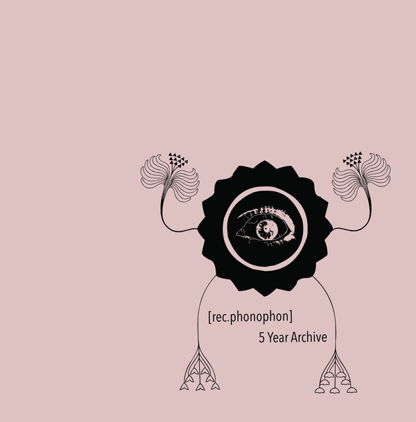 surreal human-plant figure with one eye for a body on pink background