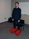 Eric in Super Sonic Sound Scape Shoes