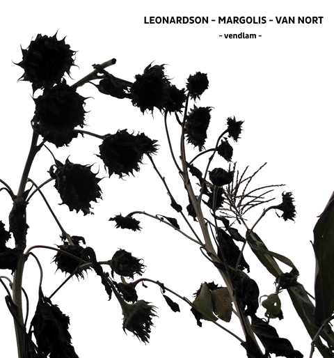 album cover, black&white photo of plants against white background